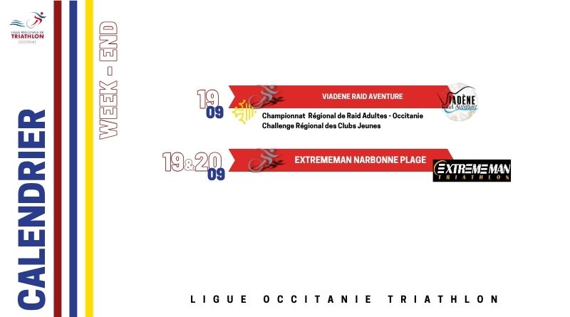Courses à venir | Raid Viadene (12) et Extrememan de Narbonne (11)