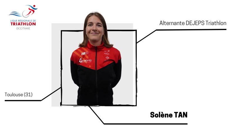 Solène TAN, nouvelle salariée en alternance à la Ligue Occitanie de Triathlon