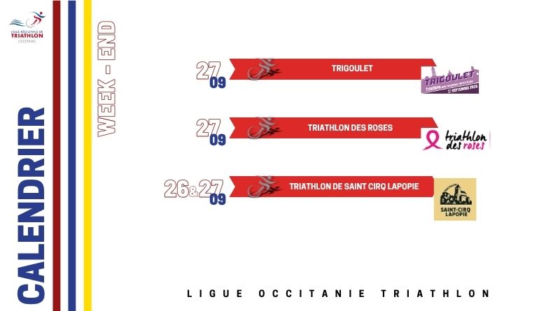 Courses à venir | Triathlon des Roses, Trigoulet et St Cirq Lapopie